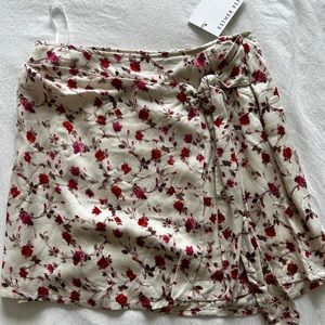 Brand new honey punch wrap mini skirt